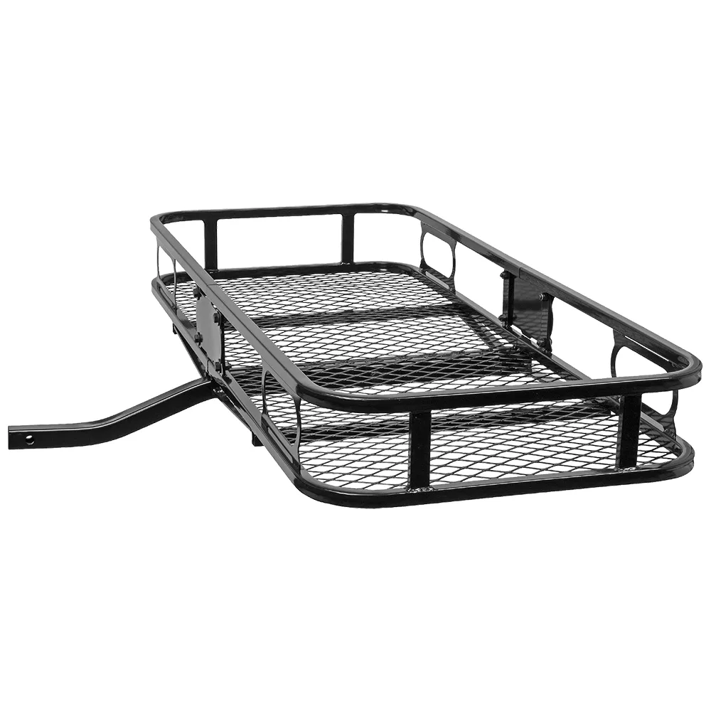 63155 – REESE Trailer Hitch Cargo Carrier, Mounts In 1-1/4 Inch Receiver 300 Pound Weight Capacity 48 X 20 Inch Mesh ...